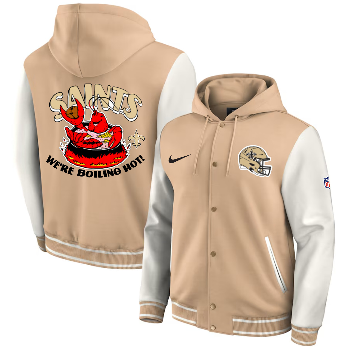 Men 2025 NFL New Orleans Saints jacket syle 1